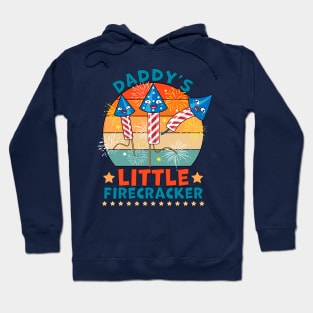 Daddy's Little Firecracker 4th of July Hoodie